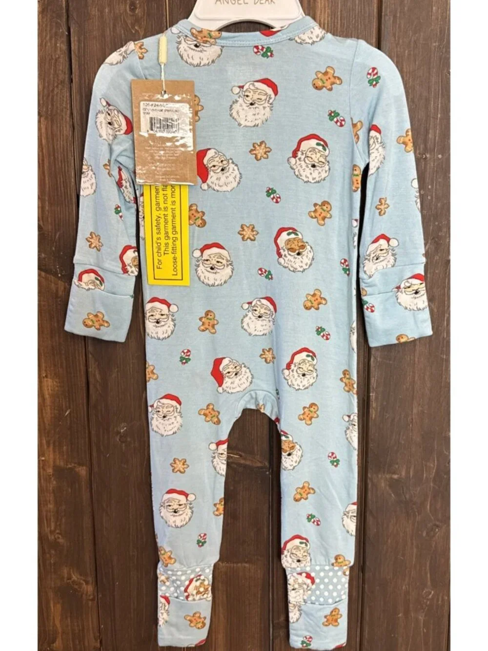 Angel Dear Baby 0-3 months Santa Convertible Romper NWT Christmas Holiday